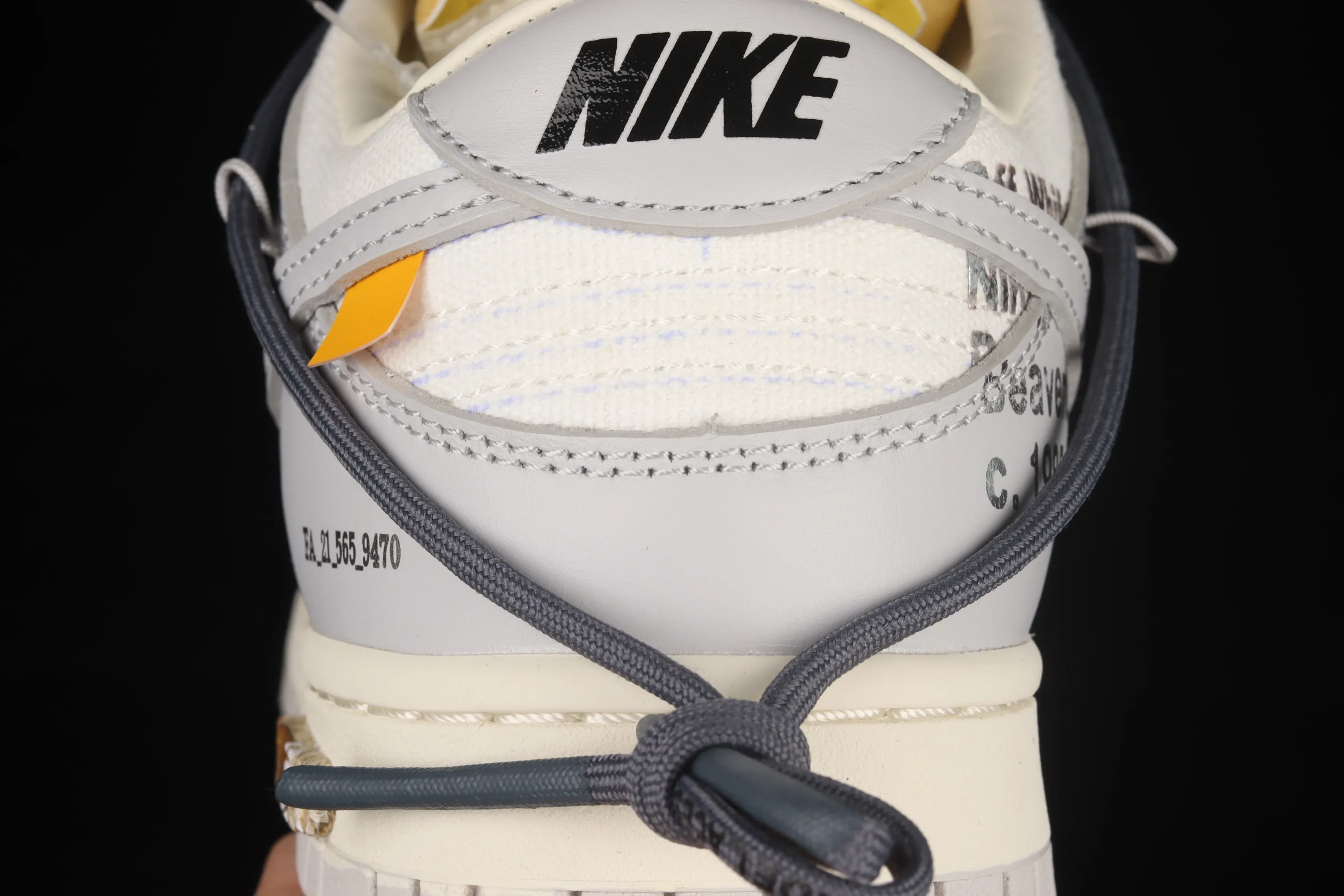All Categories Nk SB Dunk Series Nk SB Dunk Low Low-top sneakers Pure original version OF x Nk Dunk Low OW Gray SB smashed backboard fashion casual sneakers DM1602-105